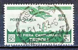 Libia 1933 - 7° Fiera Di Tripoli Serie 48 N. A8 Usato Cat. € 35 - Libia