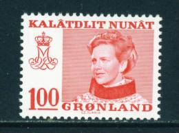 GREENLAND - 1973 Queen Margrethe 100o Mounted Mint - Ungebraucht