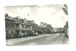 78 - Rosny Sur Seine La Rue Nationale ( Vieilles Voitures ) - Rosny Sur Seine