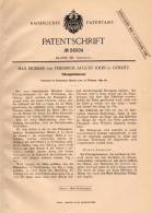 Original Patentschrift - M. Eichler Und F. John In Görlitz , 1892 , Flüssigkeitsmesser Für Uhr , Wanduhr , Uhrmacher !!! - Andere & Zonder Classificatie