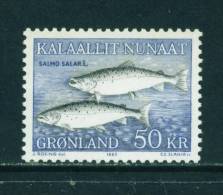 GREENLAND - 1983 Salmon 50k Mounted Mint - Nuovi