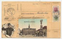 AUSTRIA 2 Postcards Views NEUNKIRCHEN & MARIA  DREIEICHEN (Niederösterreich), With Printed Stamps (briefmarken Motiv). - Non Classificati
