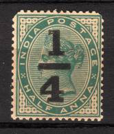 INDIA - 1891/98 YT 44 * - 1882-1901 Impero