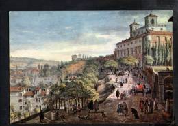 H123 Veduta Di Roma Da Villa Medici Di G. Vanvitelli - Roma Nel 600 E 700 -ed. Oto - Art, Peinture - Mehransichten, Panoramakarten