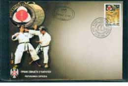 Bosnien Und Herzegowina Serb.Post Banja Luka 2001 Republika Srbska Karate World Champion - Ohne Zuordnung