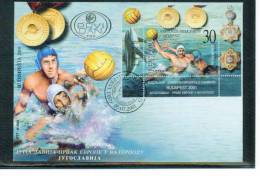 Jugoslawien / Yugoslavia / Yougoslavie 2001 Europa Wasserball Meister / Europa Waterpolo Champion FDC - Water Polo