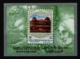 ADEN / SOUTH ARABIA / STATE OF UPPER YAFA / ART / HORSE / LE LOUVRE / VF USED. - Aden (1854-1963)