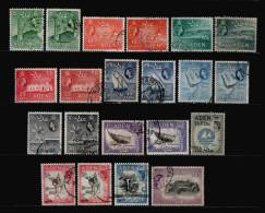 ADEN / 21 VF USED STAMPS - Aden (1854-1963)