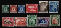 ADEN / 1942 / KATHIRI STATE OF SEIYUN / SG 1-11 / MH / VF - Aden (1854-1963)