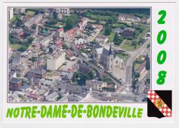 NOTRE DAME DE BONDEVILLE - QUARTIER DE L' EGLISE - VUE AERIENNE - 24e SALON DES COLLECTIONNEURS - Darnétal