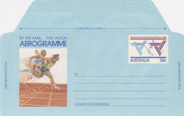 Australia 1982 A 61 12th Commonwealth Games 36c Aerogramme - Luchtpostbladen