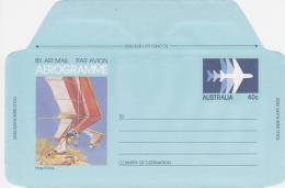 Australia 1983 A 63 Hang Gliding 40c Aerogramme - Aerogrammi