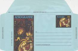 Australia 1984 A 69 Christmas 40c Aerogramme - Aérogrammes
