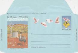 Australia 1985 A 73 45c Emu Aerogramme - Aerogramme