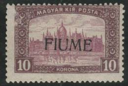 ITALIA 1919 (FIUME) - Yvert #21 - MLH * - Fiume & Kupa