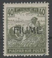 ITALIA 1919 (FIUME) - Yvert #13 - MLH * - Fiume & Kupa