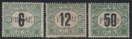 ITALIA 1919 (FIUME) - Yvert #1/3 (Taxas) - MLH * - Fiume & Kupa