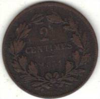 LUXEMBOURG KM 21 2cts 1854. (3P29) - Luxembourg