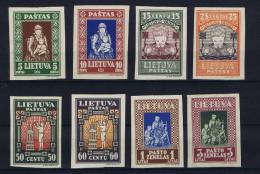 Lituania Michel Nr 364-371B  , MNH / ** 1933, Imperforated - Lithuania