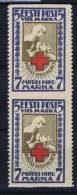 Eesti, Estland Mi 30A  Uw, Waagerecht Ungezähnt, Hor. Imperforated, As Pair , 1x MNH/**, 1x MH/*, RRR - Estonie