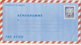 AEROGRAMME # PRINCE RAINIER III ET ALBERT # TYPE 1981 # VALEUR FACIALE 3,70 F # - Enteros  Postales