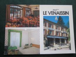 CPM Localisée à L'hôtel ** "le Venaissin" En Plein Centre Du Midi Au Pied Du Mont Ventoux à Malaucene Vaucluse 84 - Malaucene