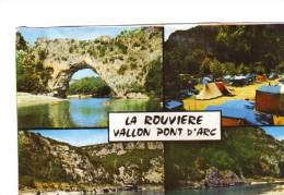 07.- Camping De LA ROUVIERE Près De PONT D´ARC. Tél : 3.07. Vallon. Ouvert Du 1er Juin Au 15 Septembre - Vallon Pont D'Arc