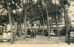 17--CHARENTE MARITIME-- FOURAS LES BAINS / LE CAFE RESTAURANT DE LA PROMENADE   ECRITE ‹(•¿• )› - Fouras-les-Bains