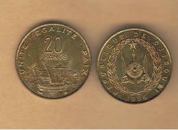 DJIBOUTI - 20 Francs 1996 SC  KM24 - Gibuti