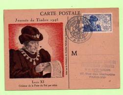CARTES 1° JOUR. 1945  -   LOUIS XI--PARIS - ....-1949