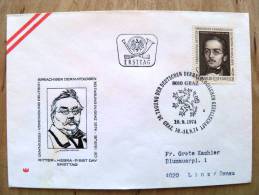 Cover Sent In Austria Osterreich Ersttag Fdc Dermatologen Ritter Hebra - Briefe U. Dokumente
