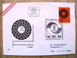 Cover Sent In Austria Osterreich Ersttag Fdc Innsbruck - Covers & Documents