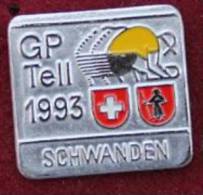 COURSE CYCLISTE GP TELL 1993 VILLE ETAPE SCHWANDEN   - CYCLISME - VELO - CYCLING   - (VERT) - Cyclisme