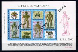 1987 - VATICANO - VATIKAN - Sass. BF 09 - Olimphilex ´87 - MNH - Stamps Mint - Blocchi E Foglietti