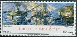 Turquia 1970 Scott 1855 Sello ** Sailboats By Nazmi Ziya (1881-1937) Yvert 1974 Michel 2203 Turkey Stamps Timbre Turquie - Used Stamps