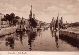 Cartolina Fotografica CESENATICO(Cesena/Forlì) - Porto Canale Anni'40 - Cesena