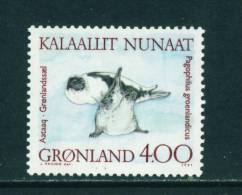 GREENLAND - 1991 Marine Mammals 4k Unmounted Mint - Nuovi