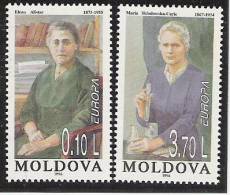 1996 Moldau  Moldavie   Mi. 210-11**MNH . Europa: Berühmte Frauen - 1996