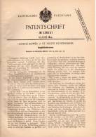 Original Patentschrift - G. Bower In St. Neots Huntingdon , 1901 , Incandescent Burner , Light Bulb , Lamp !!! - Other & Unclassified