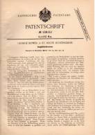 Original Patentschrift - G. Bower In St. Neots Huntingdon , 1901 , Incandescent Burner , Light Bulb , Lamp !!! - Sonstige & Ohne Zuordnung