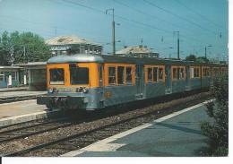 AULNOYE - TRAIN - Rame Inox E42 - Juillet 1986 - Aulnoye