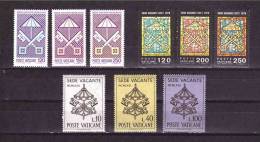 VATICAN CITY  3 Set Of The  Vacant See 1963-1978-1978  Absolutely Perfect MNH ** - Other & Unclassified