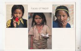 BT2247 Nepal Faces   2 Scans - Népal