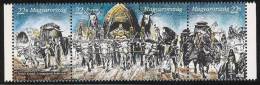 HUNGARY - 1995. Strip - Feszty Panorama II./ Painting/Art/ MNH!!! Mi:4327-4329. - Neufs