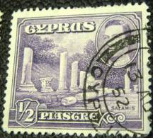 Cyprus 1938 Salamis 0.5pi - Used - Chipre (...-1960)