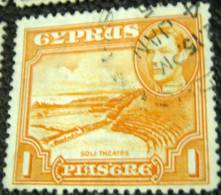 Cyprus 1938 Soli Theatre 1pi - Used - Chypre (...-1960)