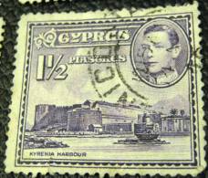 Cyprus 1938 Kyrenia Harbour 1.5pi - Used - Zypern (...-1960)