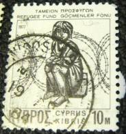 Cyprus 1977 Refugee Fund 10m - Used - Used Stamps