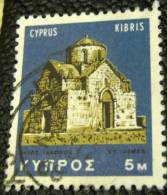 Cyprus 1966 Church Of St James Tricomo 5m - Used - Used Stamps