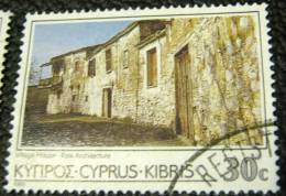 Cyprus 1985 Tourism Village House Folk Architecture 30c - Used - Used Stamps